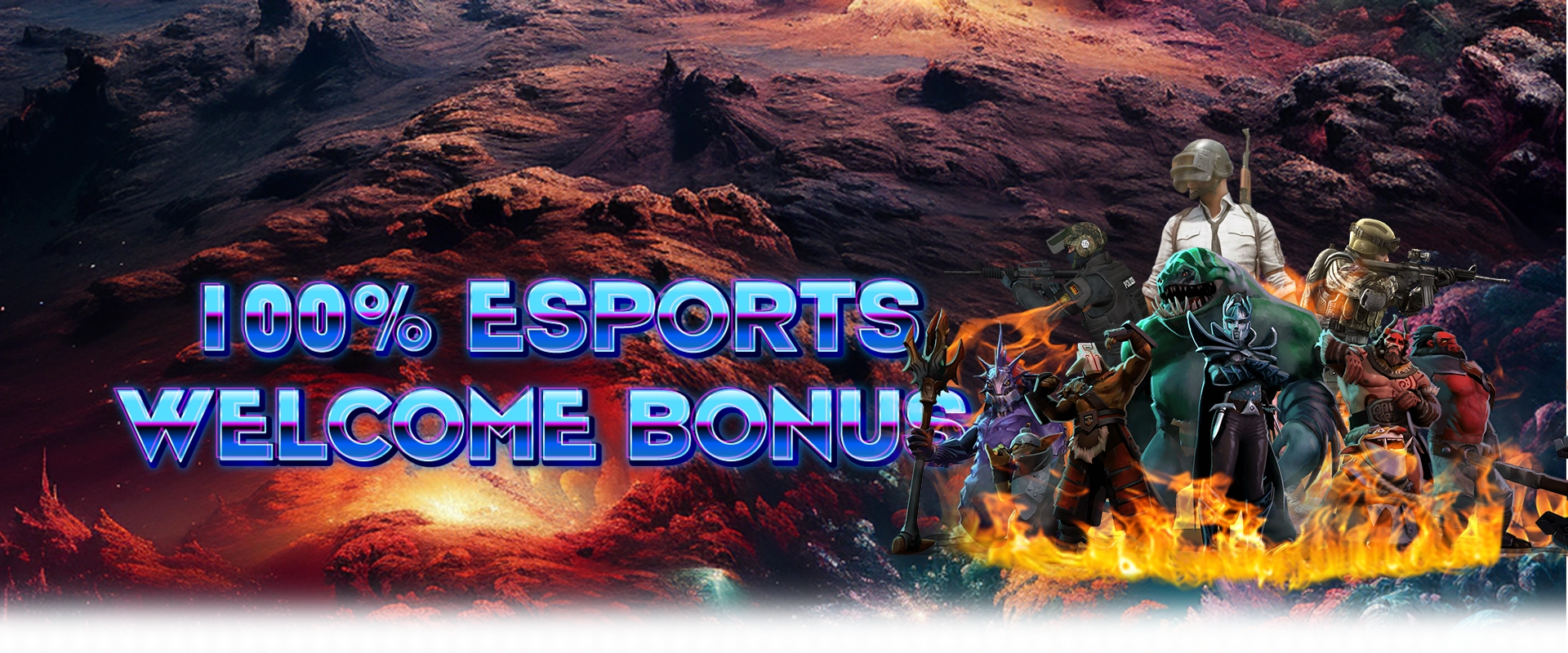 ESPORTS 100% WELCOME BONUS 