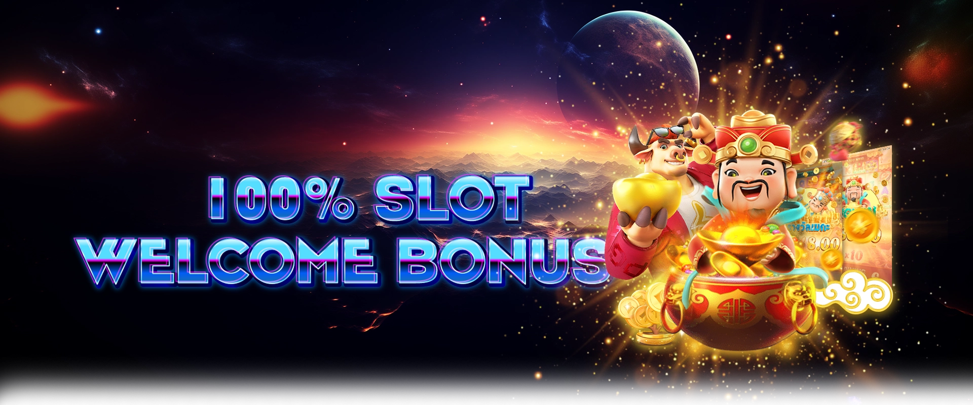 SLOT 100% WELCOME BONUS 