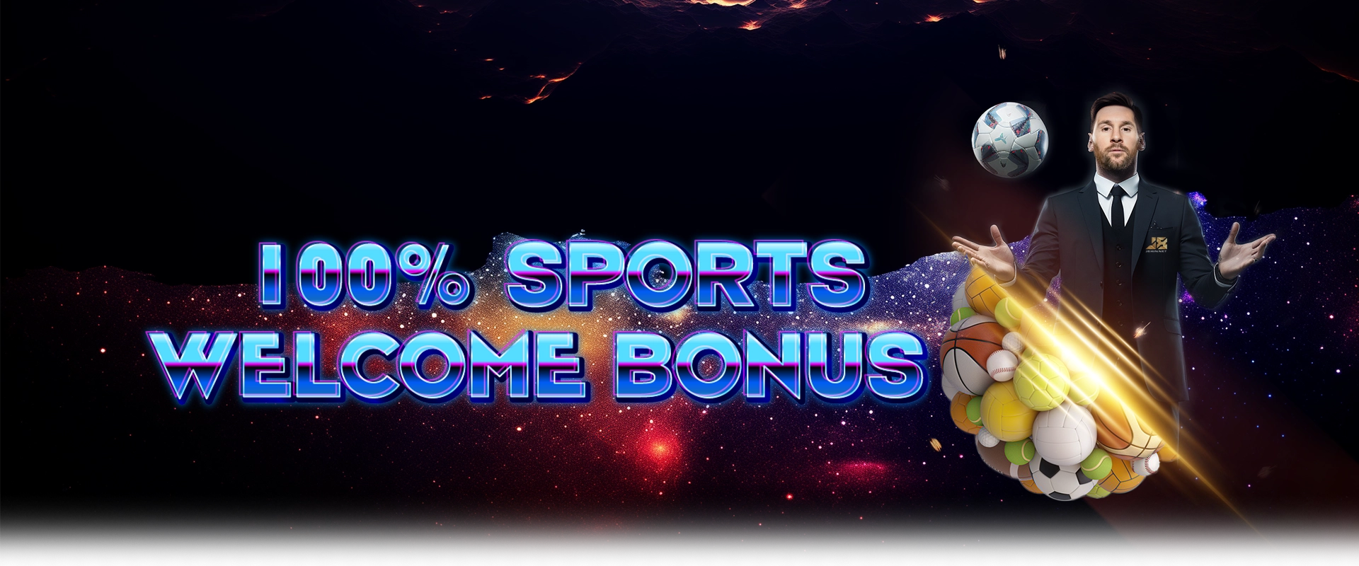 SPORTS 100% WELCOME BONUS 